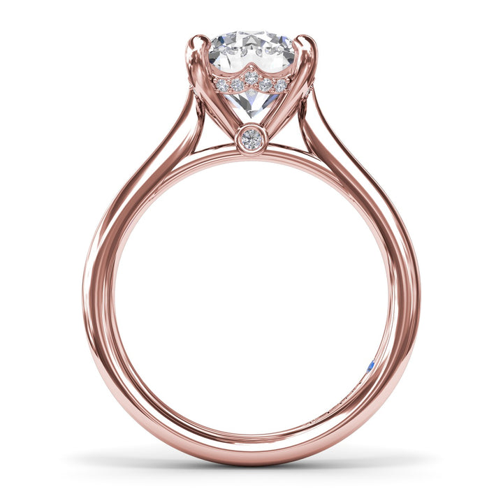 Classic Round Diamond Engagement Ring