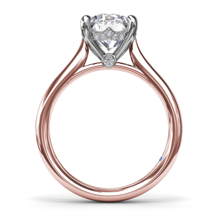 Classic Round Diamond Engagement Ring