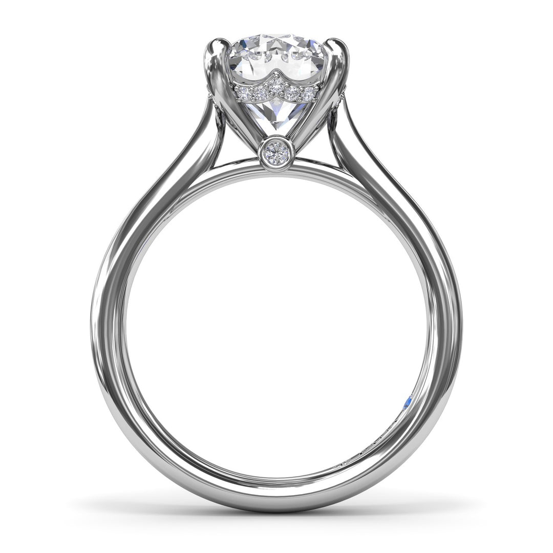 Classic Round Diamond Engagement Ring