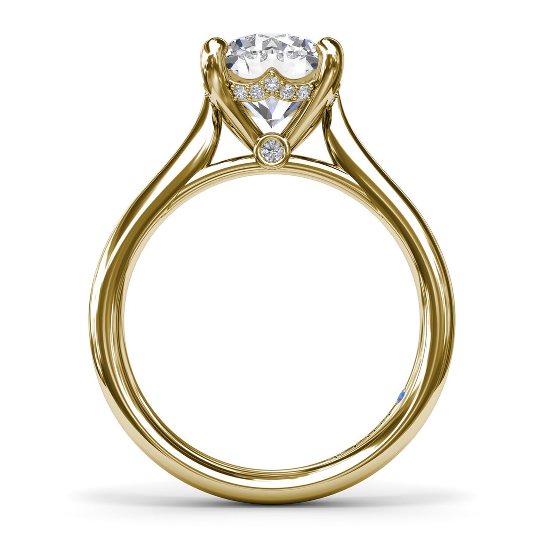 Classic Round Diamond Engagement Ring