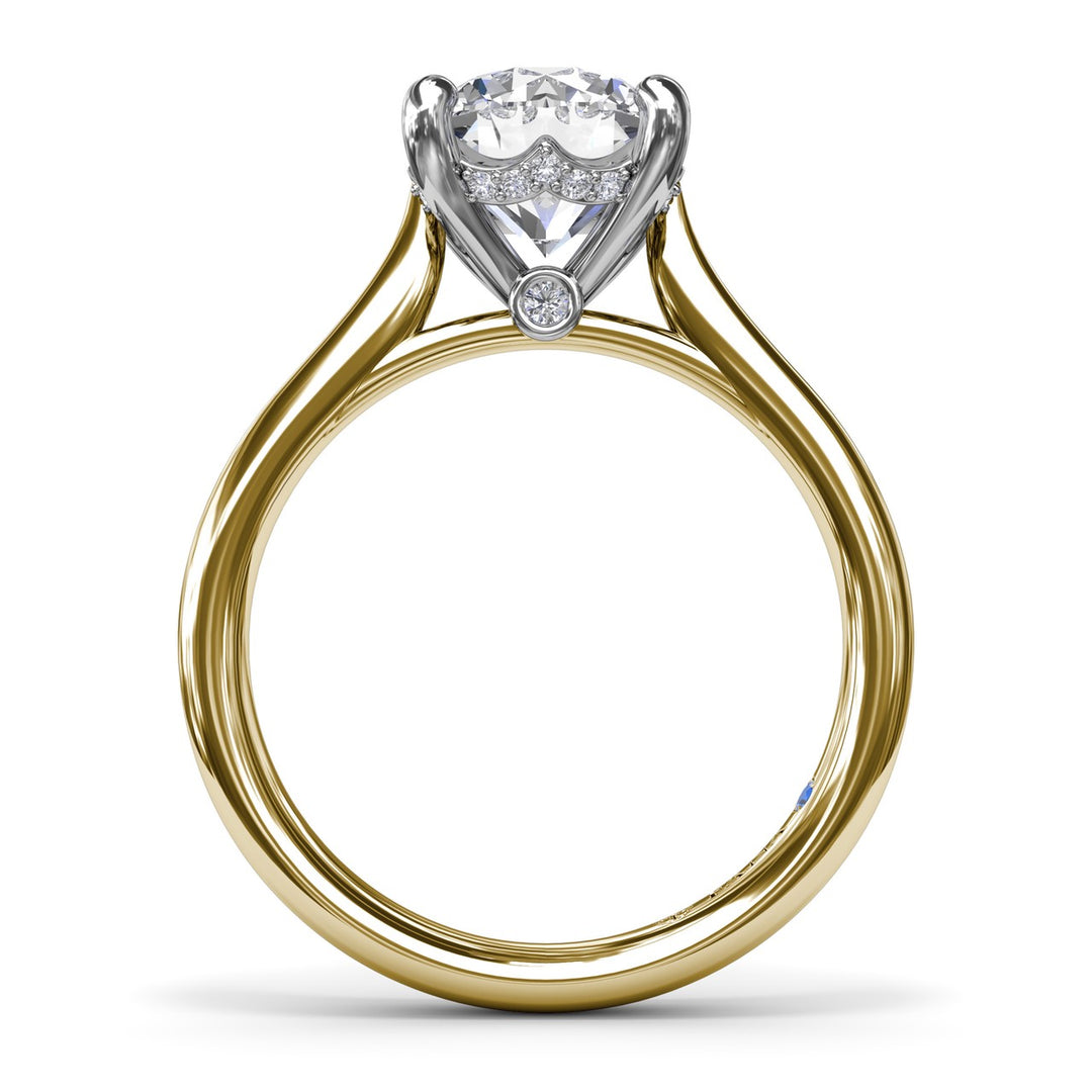 Classic Round Diamond Engagement Ring
