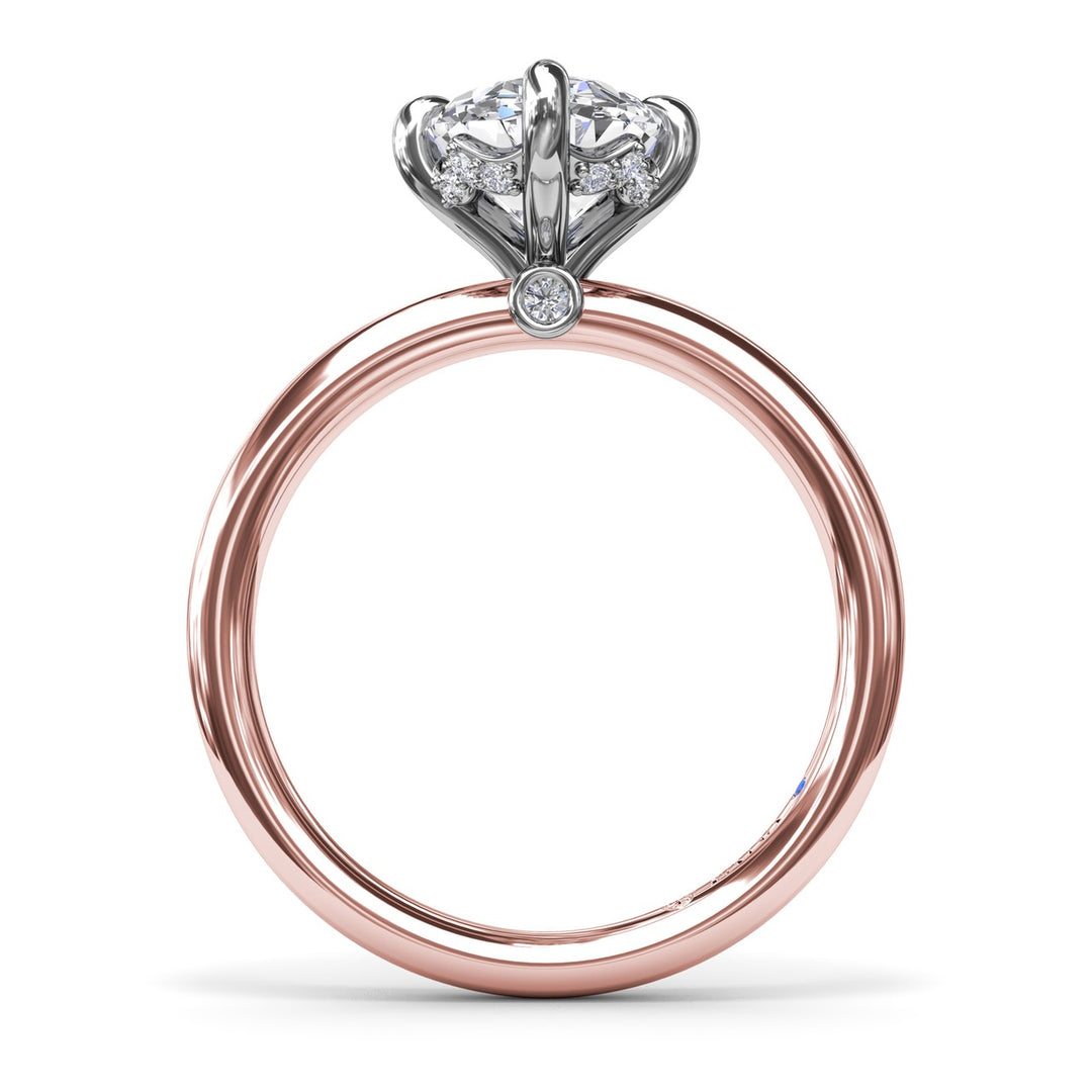 Four Prong Solitaire Diamond Engagement Ring