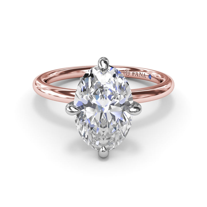 Four Prong Solitaire Diamond Engagement Ring