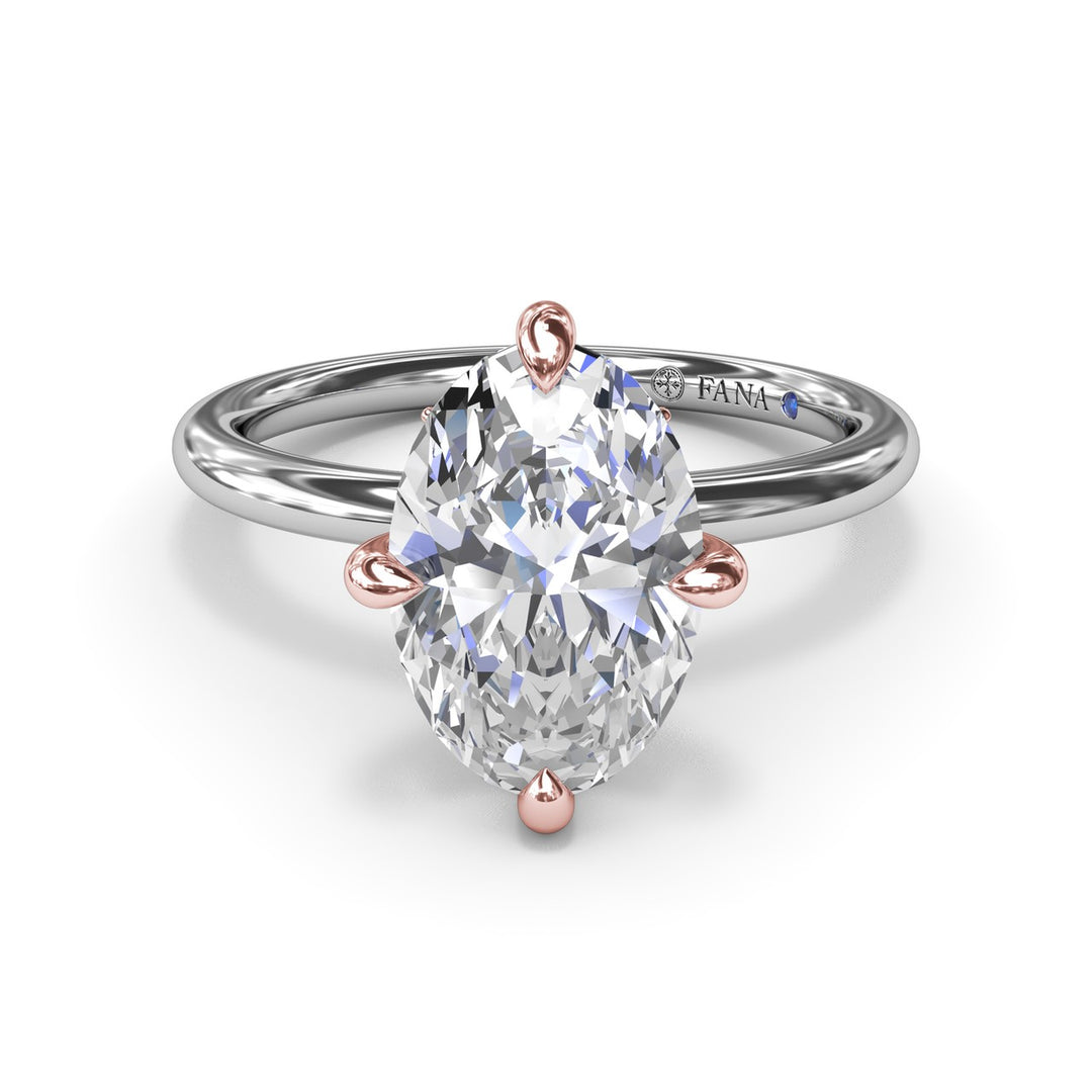 Four Prong Solitaire Diamond Engagement Ring