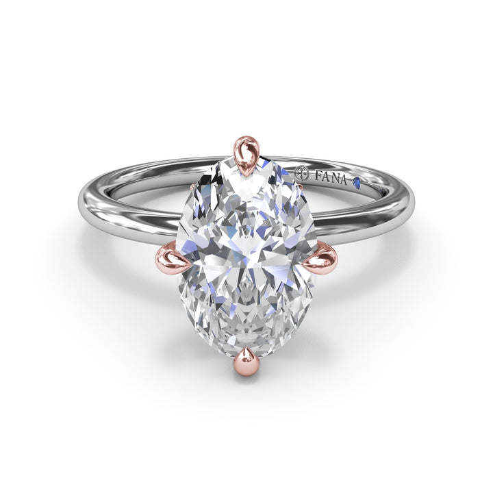 Four Prong Solitaire Diamond Engagement Ring