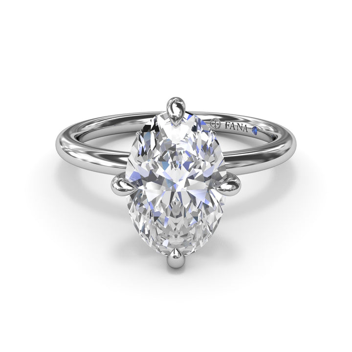 Four Prong Solitaire Diamond Engagement Ring