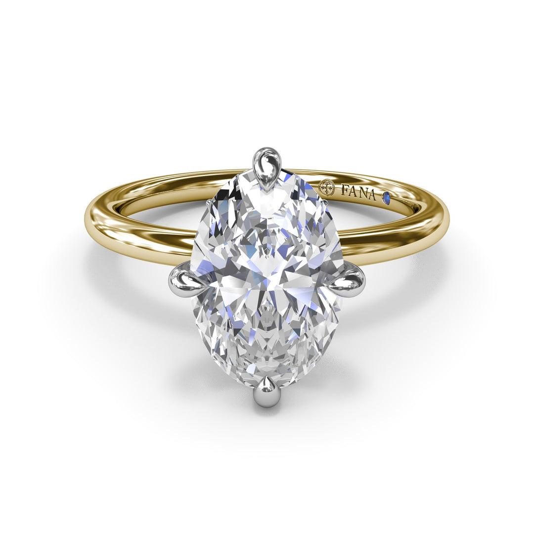 Four Prong Solitaire Diamond Engagement Ring