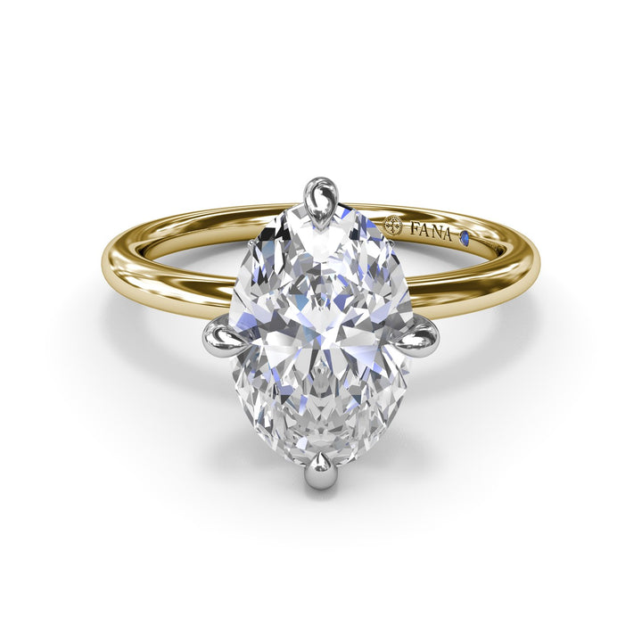 Four Prong Solitaire Diamond Engagement Ring