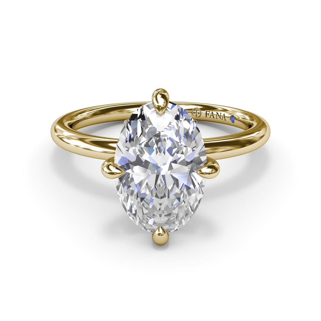 Four Prong Solitaire Diamond Engagement Ring
