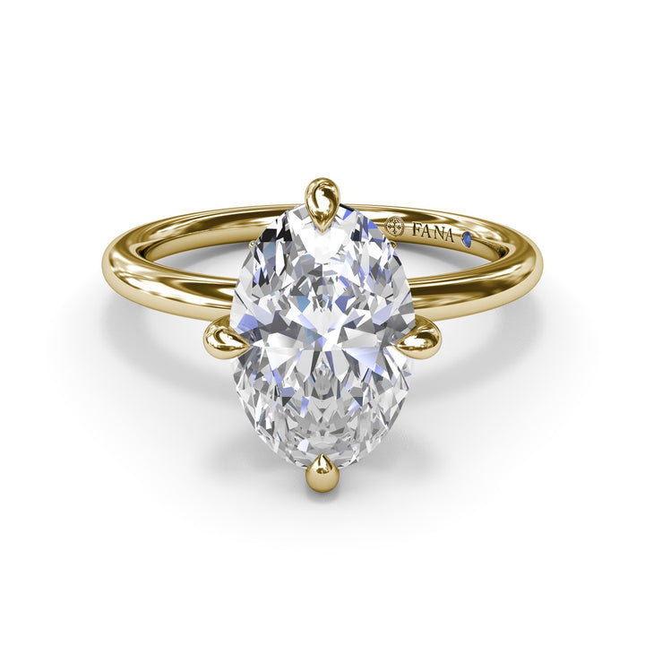 Four Prong Solitaire Diamond Engagement Ring