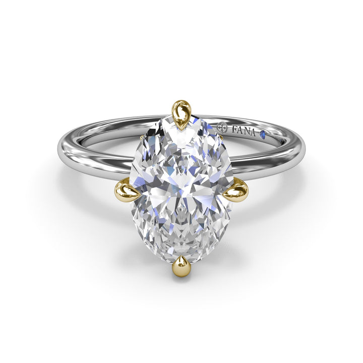 Four Prong Solitaire Diamond Engagement Ring