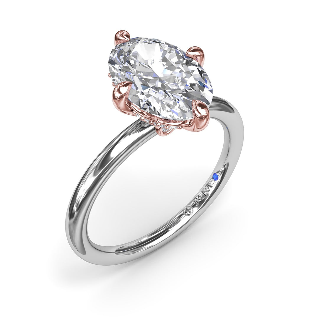 Four Prong Solitaire Diamond Engagement Ring
