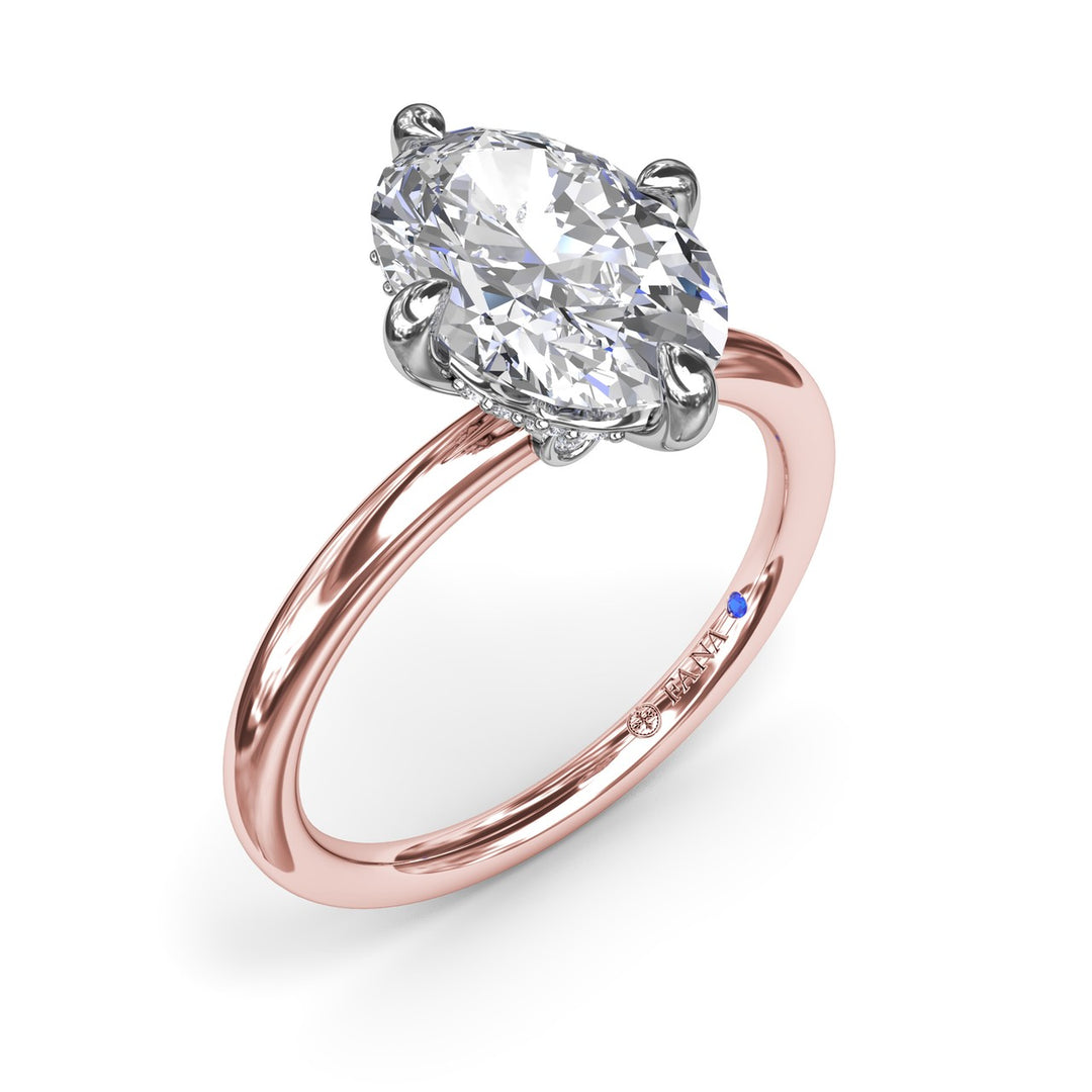 Four Prong Solitaire Diamond Engagement Ring