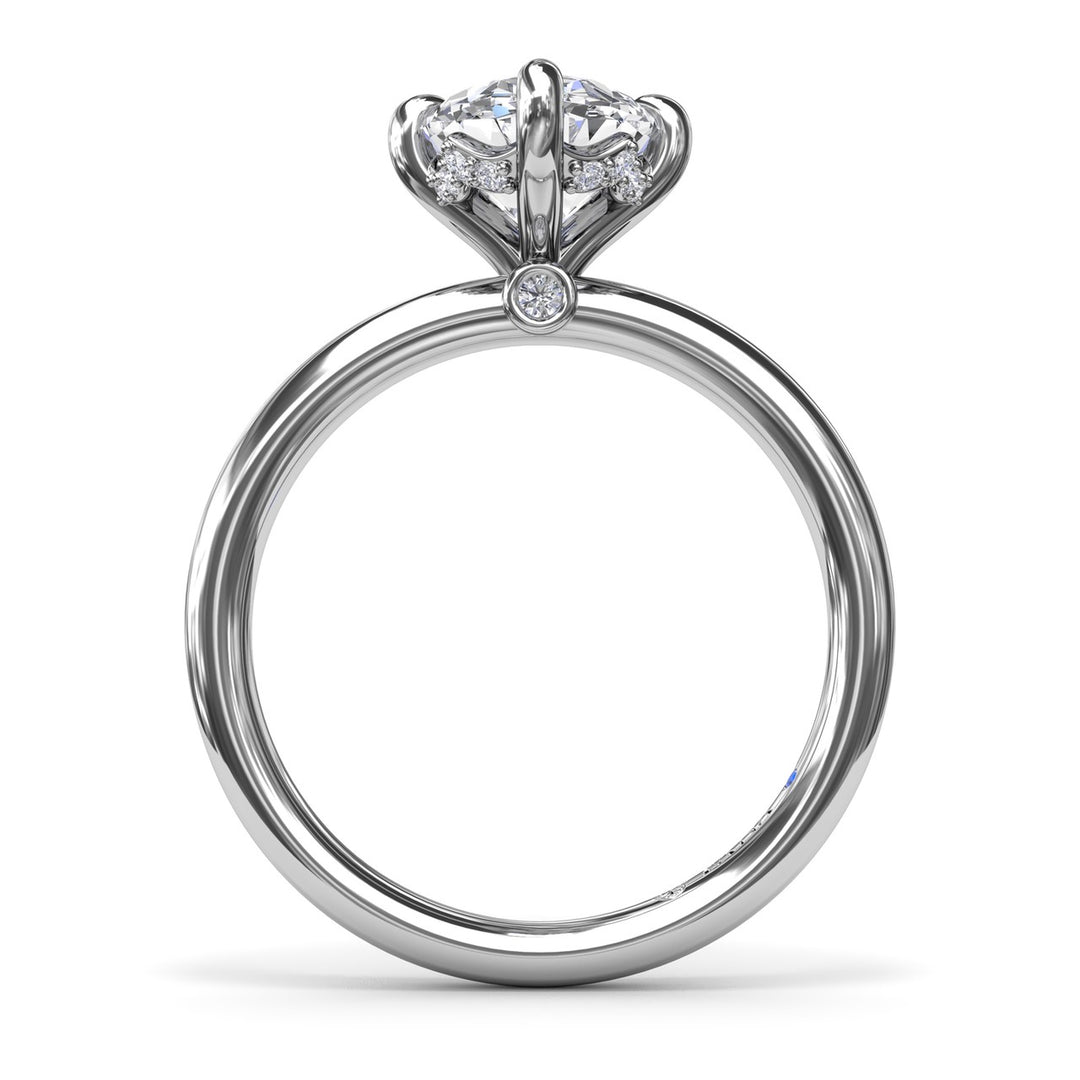 Four Prong Solitaire Diamond Engagement Ring