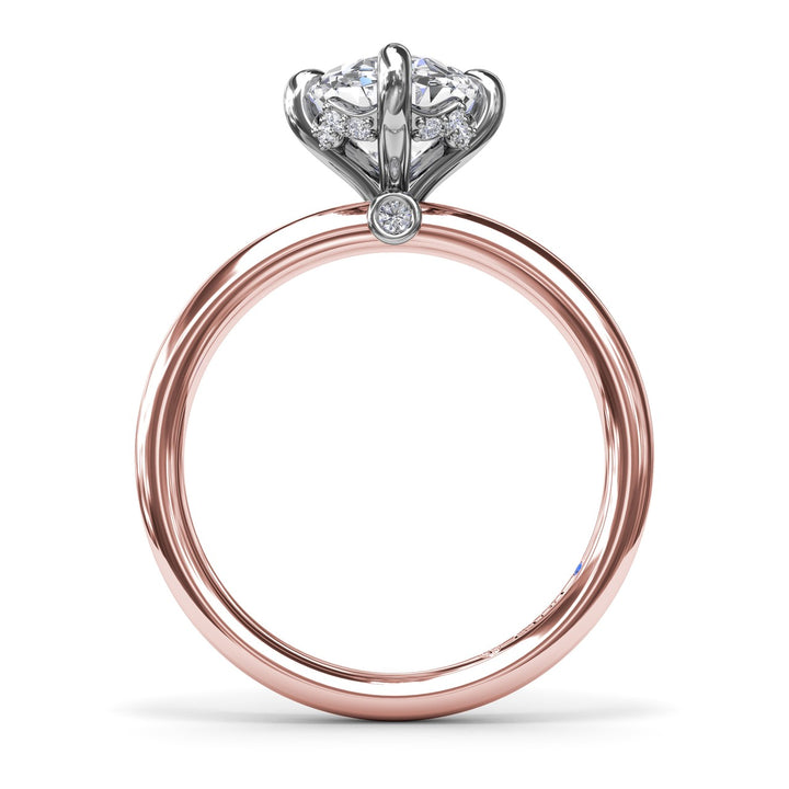 Four Prong Solitaire Diamond Engagement Ring