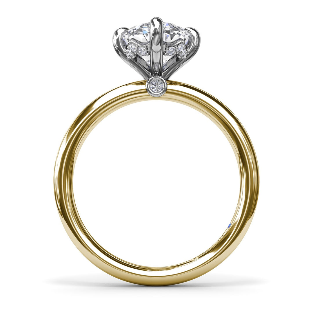 Four Prong Solitaire Diamond Engagement Ring