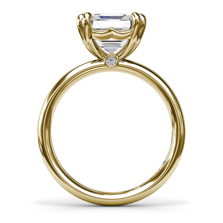 Asscher Cut Diamond Engagement Ring