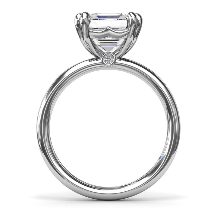 Asscher Cut Diamond Engagement Ring