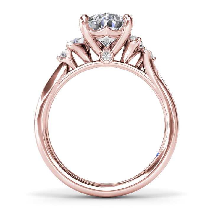 Timeless Pear Shaped Diamond Engagement Ring