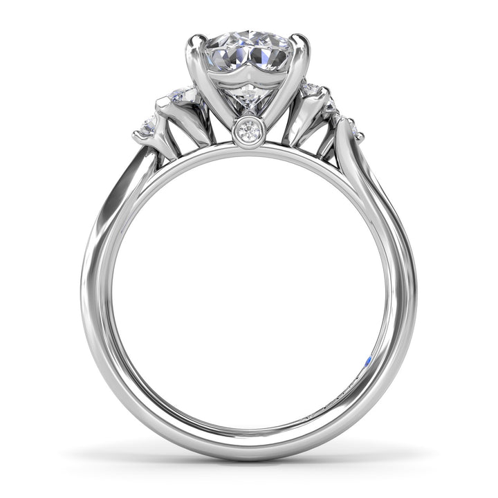 Timeless Pear Shaped Diamond Engagement Ring