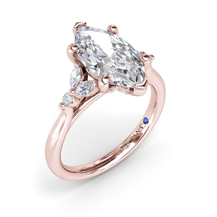 Elegant Marquise Diamond Engagement Ring