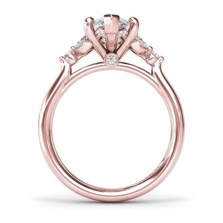 Elegant Marquise Diamond Engagement Ring