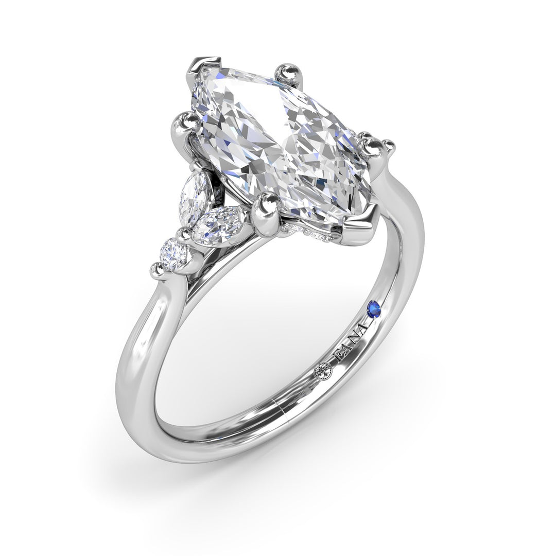 Elegant Marquise Diamond Engagement Ring