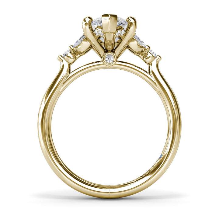 Elegant Marquise Diamond Engagement Ring
