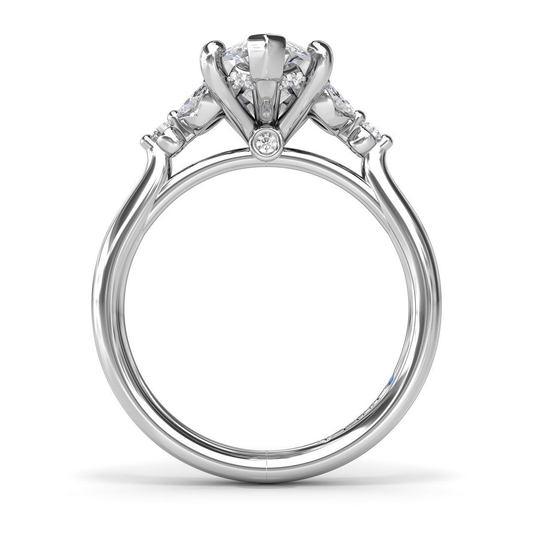 Elegant Marquise Diamond Engagement Ring