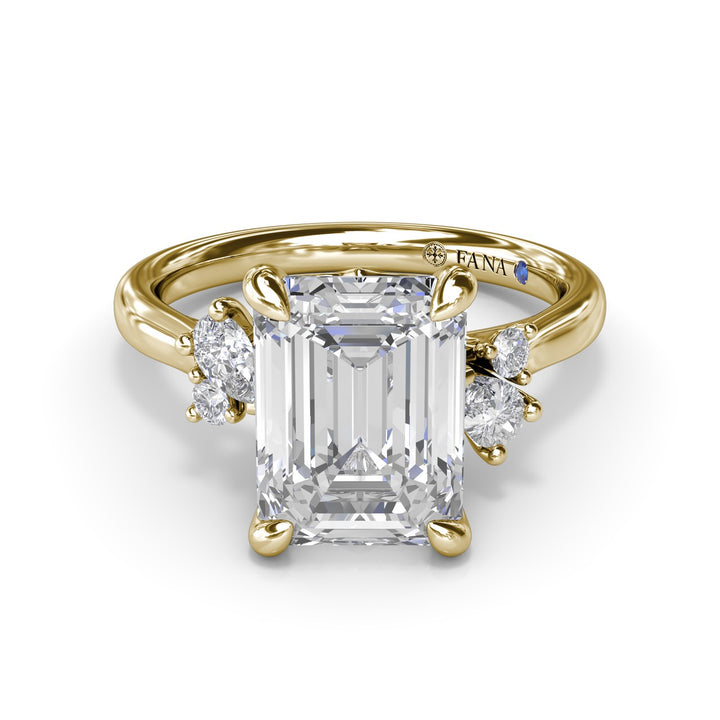 Elegant Emerald Cut Diamond Engagement Ring