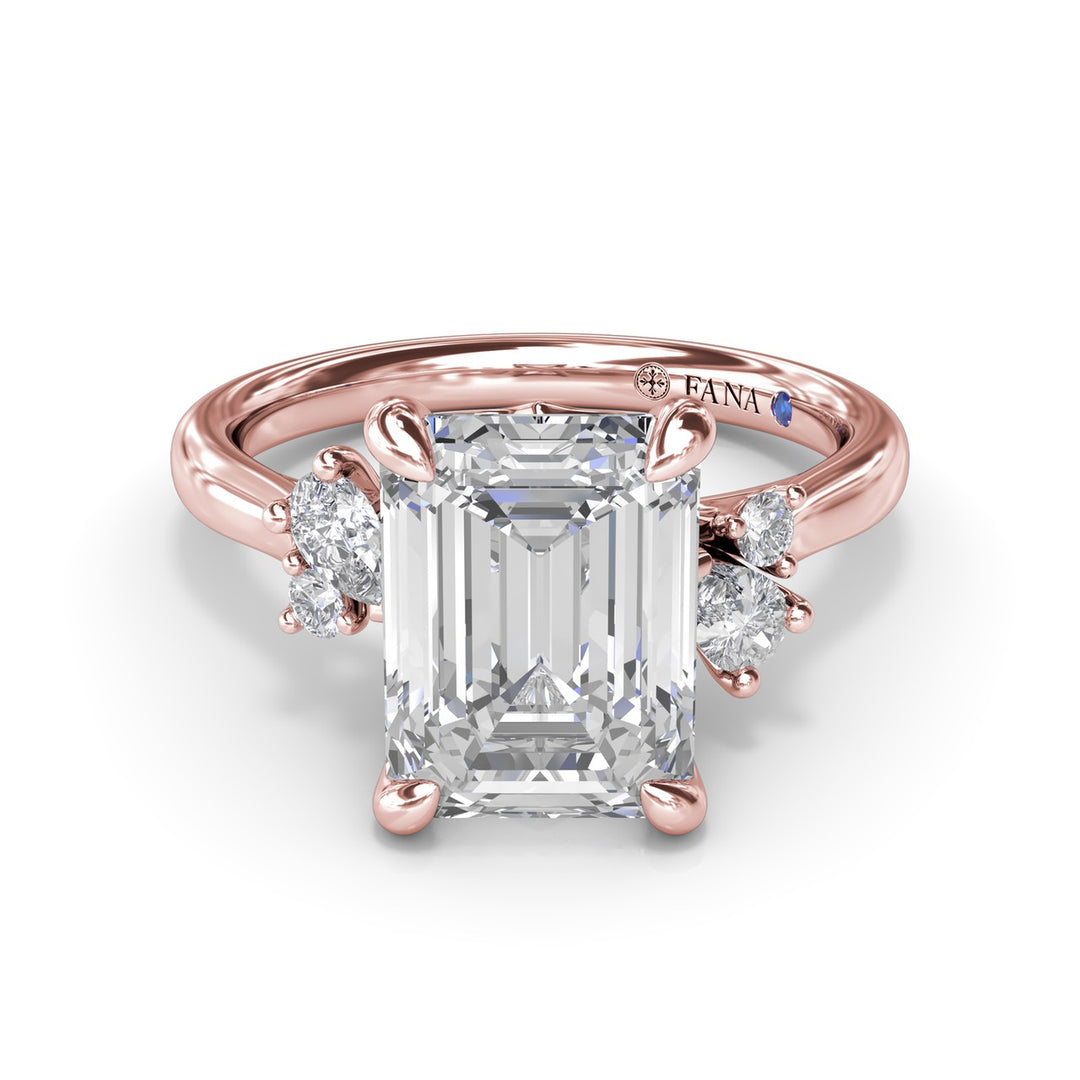 Elegant Emerald Cut Diamond Engagement Ring