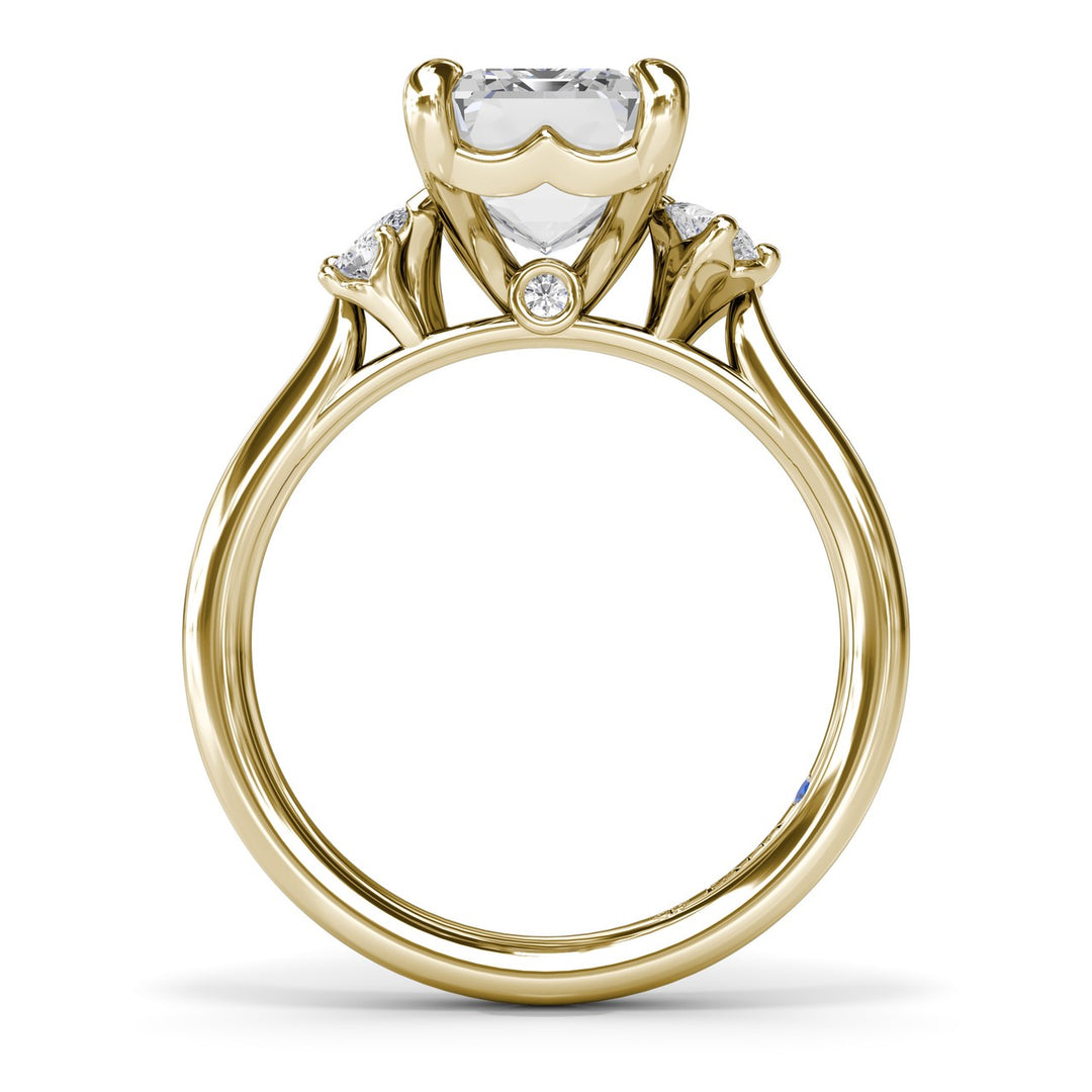 Elegant Emerald Cut Diamond Engagement Ring