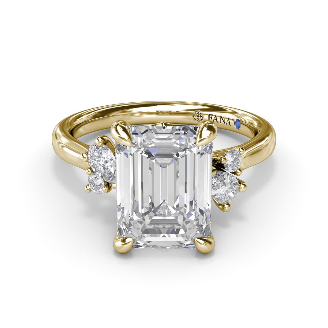 Elegant Emerald Cut Diamond Engagement Ring