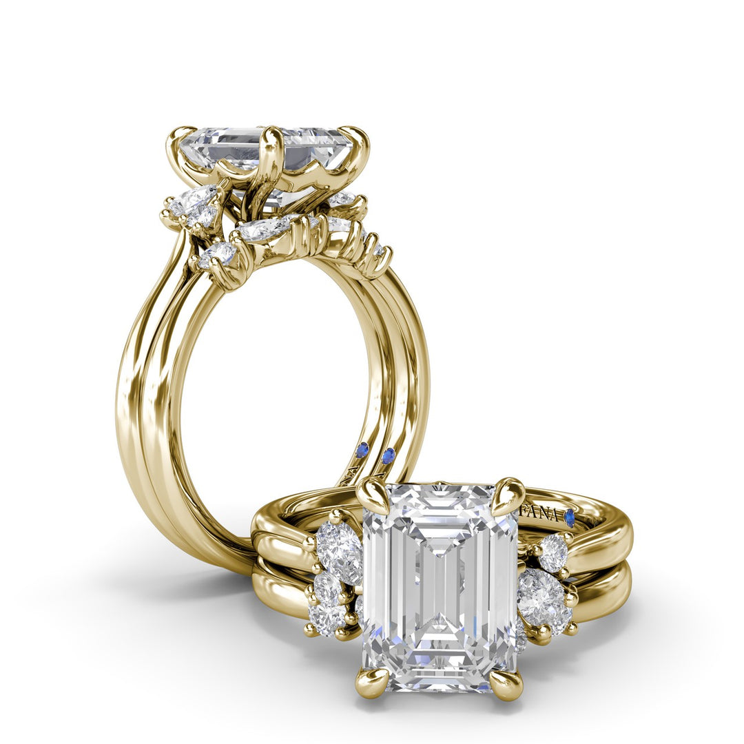 Elegant Emerald Cut Diamond Engagement Ring