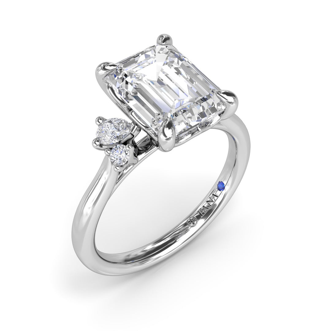 Elegant Emerald Cut Diamond Engagement Ring