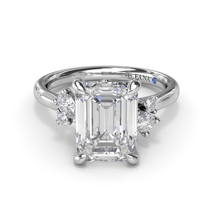 Elegant Emerald Cut Diamond Engagement Ring