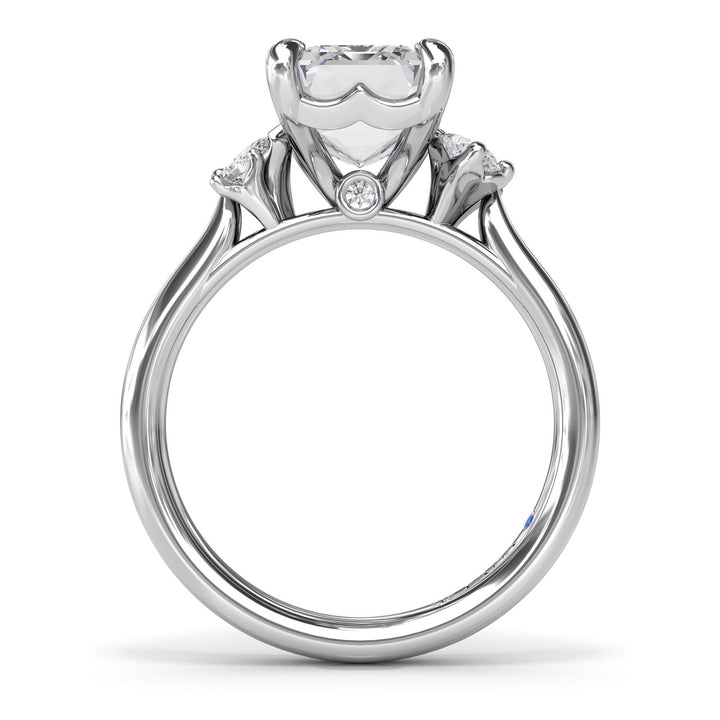 Elegant Emerald Cut Diamond Engagement Ring