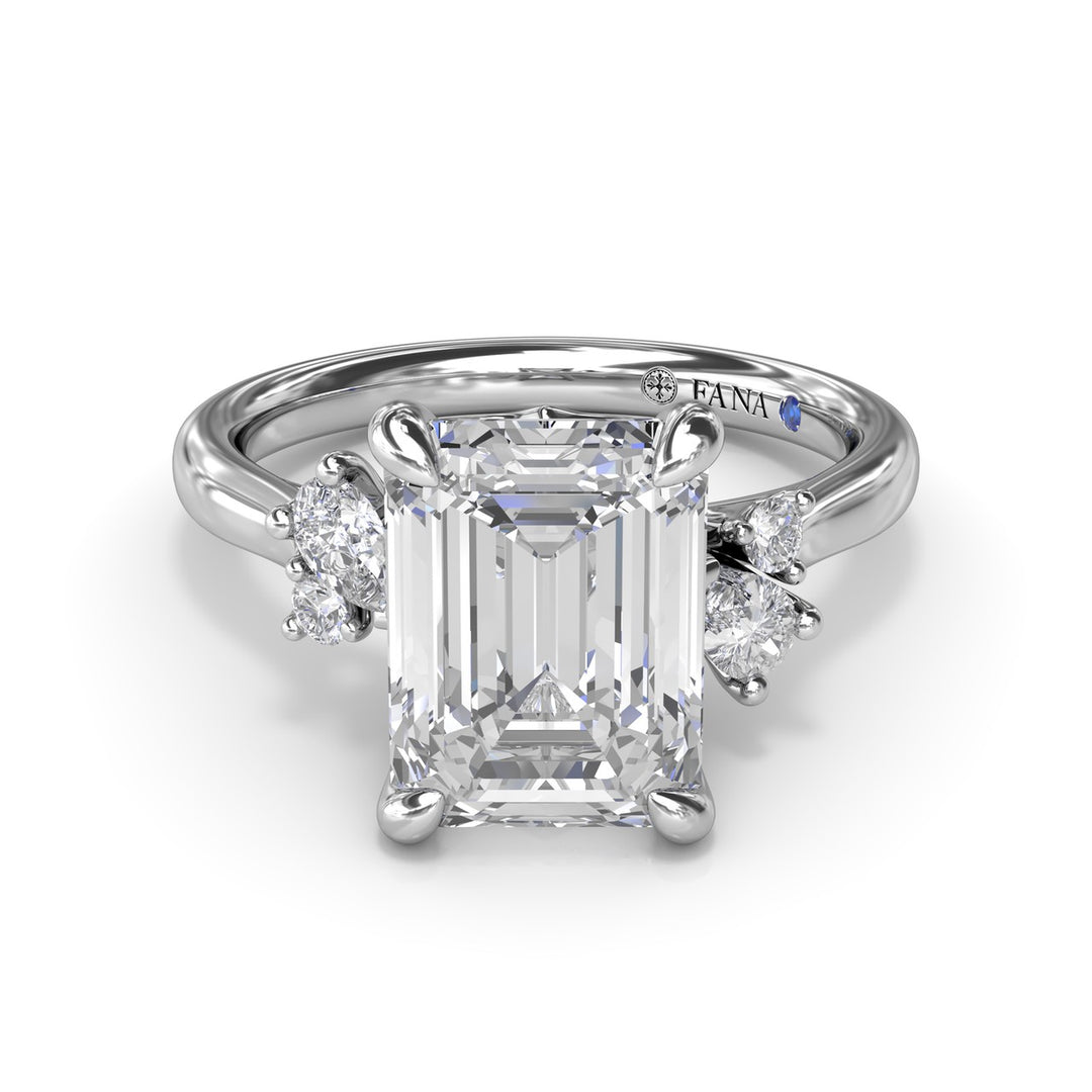 Elegant Emerald Cut Diamond Engagement Ring