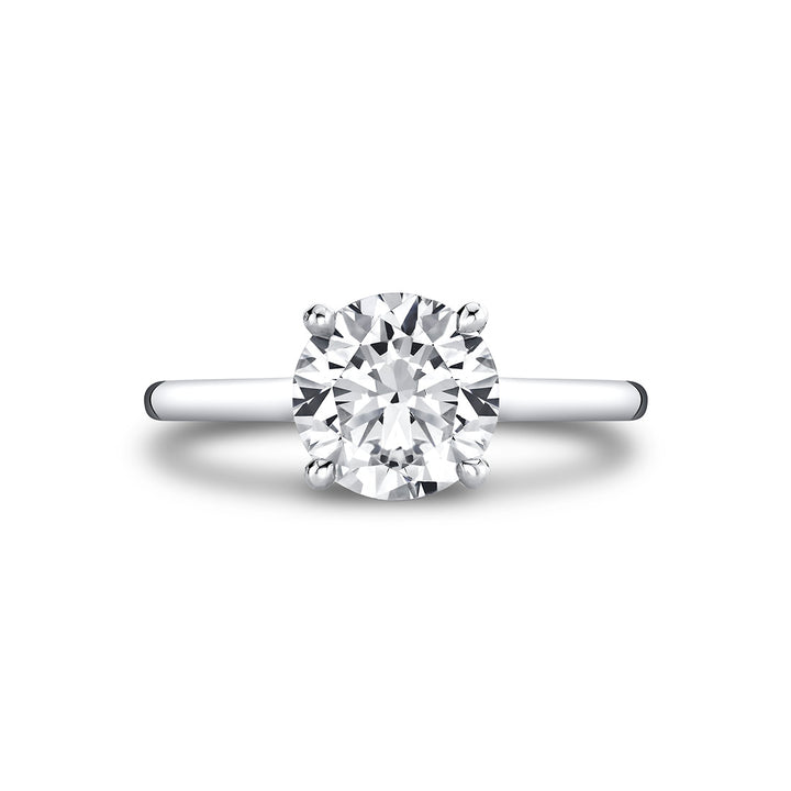Iconelle Solitaire Hidden Halo Engagement Ring - Tilda