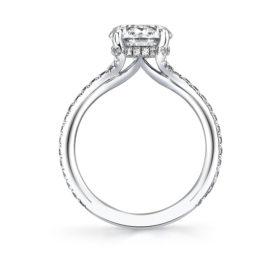 Iconelle Hidden Halo Engagement Ring - Reign