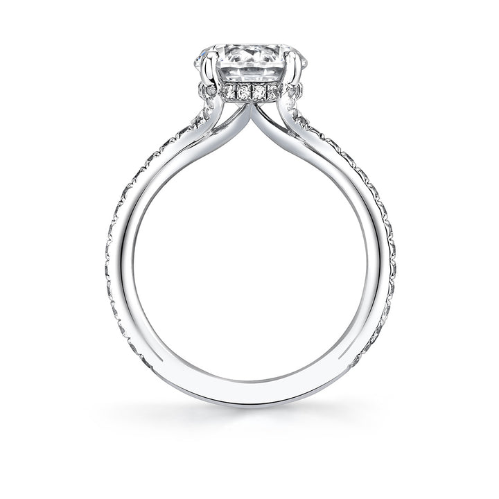 Iconelle Hidden Halo Engagement Ring - Reign