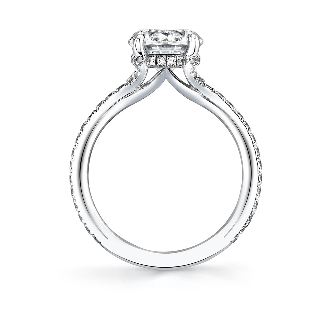Iconelle Hidden Halo Engagement Ring - Reign