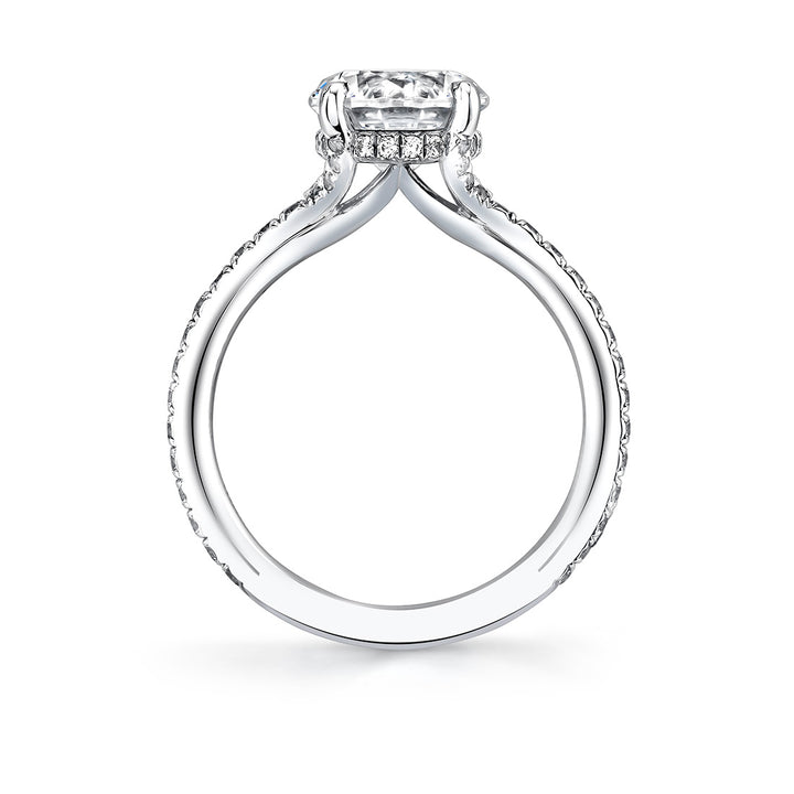 Iconelle Hidden Halo Engagement Ring - Reign