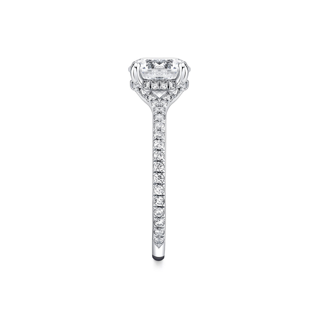 Iconelle Hidden Halo Engagement Ring - Reign