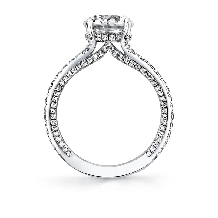 Iconelle Hidden Halo Engagement Ring - Giana