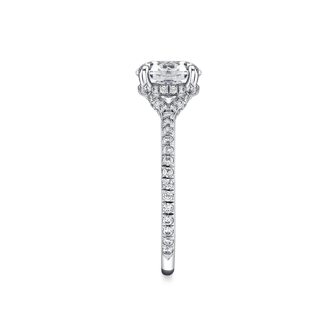 Iconelle Hidden Halo Engagement Ring - Giana