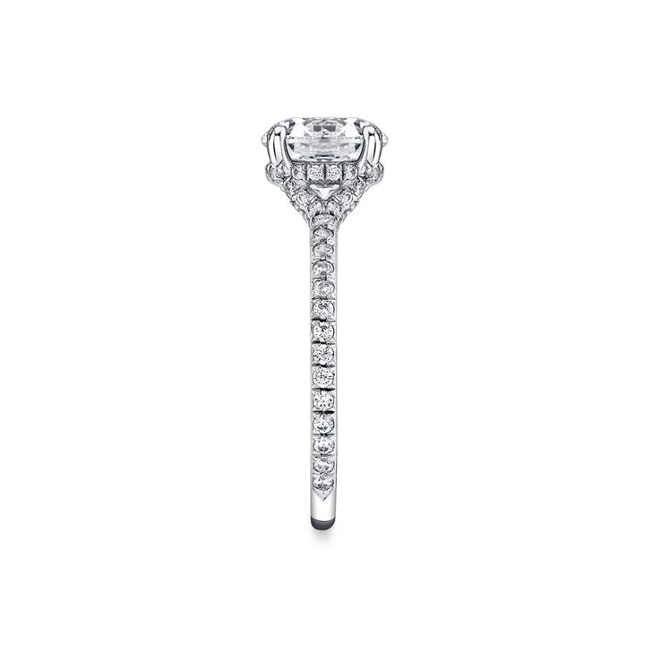 Iconelle Hidden Halo Engagement Ring - Giana