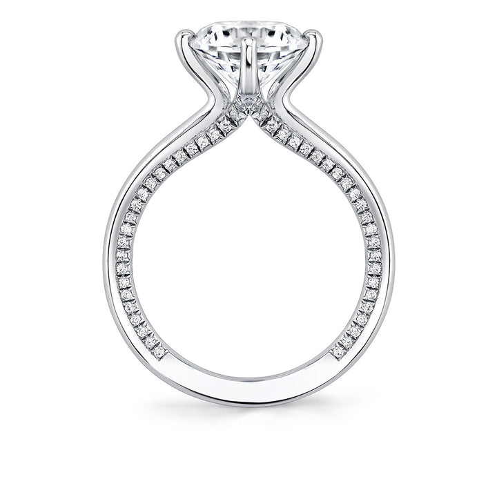 Iconelle Solitaire Compass Engagement Ring - Kate