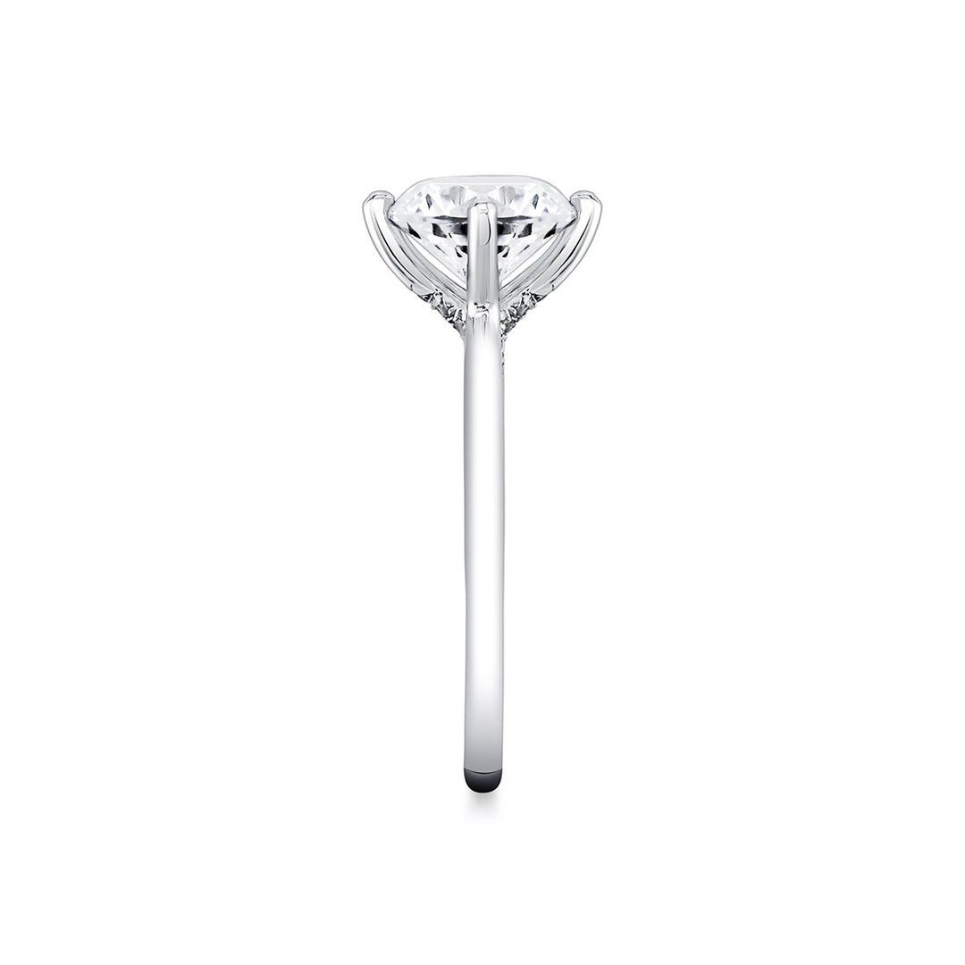 Iconelle Solitaire Compass Engagement Ring - Kate