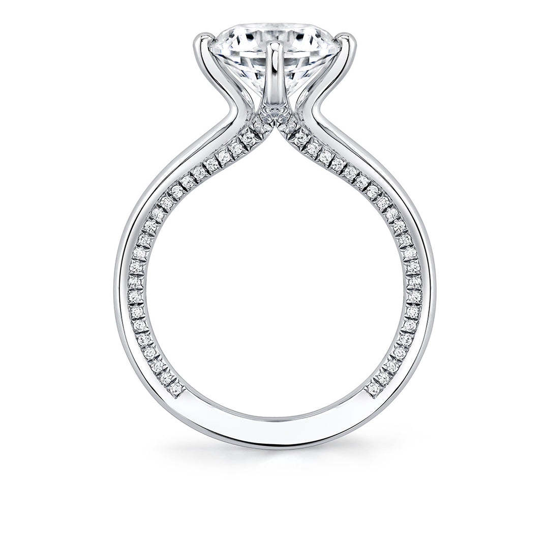 Iconelle Solitaire Compass Engagement Ring - Kate